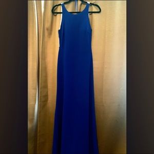 Royal blue dress wore once-wedding perfect